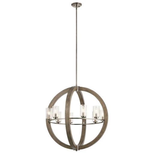 Grand Bank 8 Light 28.00 Inch Chandelier