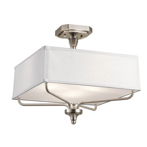 Arlo 3 Light 15.00 Inch Semi-Flush Mount