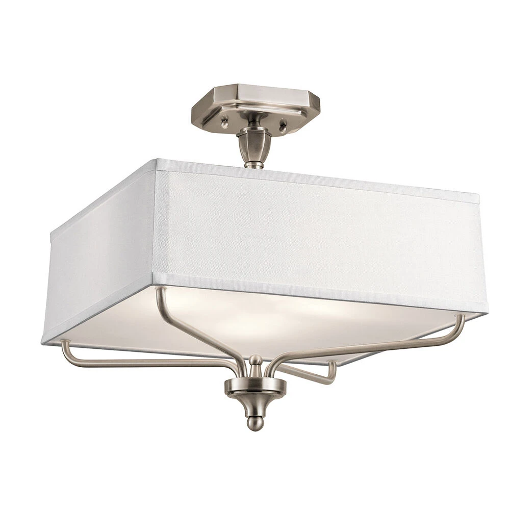 Arlo 3 Light 15.00 Inch Semi-Flush Mount 1 Arlo 3 Light 15.00 Inch Semi-Flush Mount