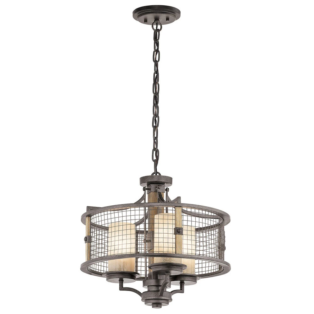 Ahrendale 3 Light 18 Inch Anvil Iron Chandelier/Semi Flush Ceiling Light 1 Ahrendale 3 Light 18 Inch Anvil Iron Chandelier/Semi Flush Ceiling Light