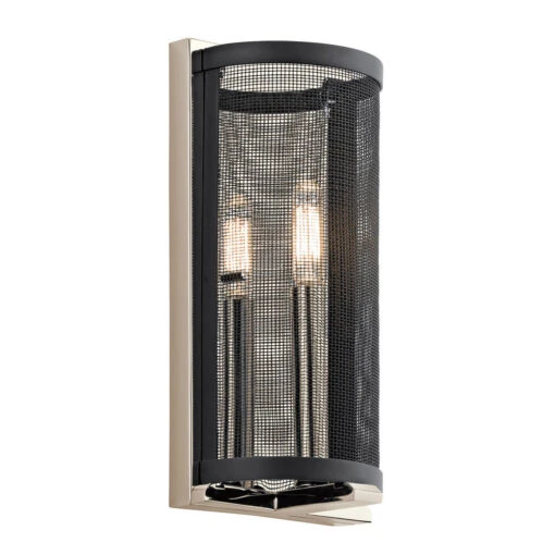 Titus 1 Light 6 Inch Polished Nickel Wall Sconce Wall Light