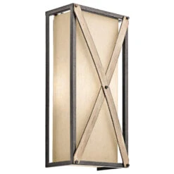 Cahoon 2 Light 9 Inch Anvil Iron Wall Sconce Wall Light