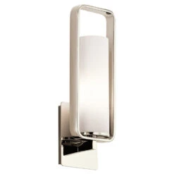 City Loft 1 Light 6 Inch Polished Nickel Wall Bracket Wall Light