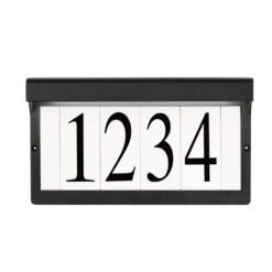 Address Light 1 Light 12.25 Inch Outdoor Wall Light