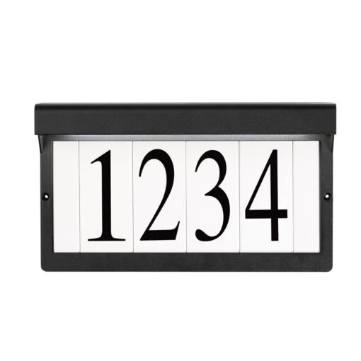 Address Light 1 Light 12.25 Inch Outdoor Wall Light