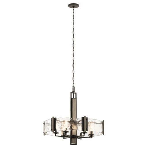 Aberdeen 6 Light 28 Inch Olde Bronze Chandelier 1 Tier Medium Ceiling Light, 1 Tier Medium