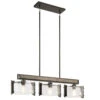 Aberdeen 3 Light 8 Inch Olde Bronze Chandelier Linear (Single) Ceiling Light, Single