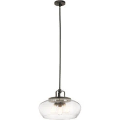 Davenport 3 Light 18 Inch Olde Bronze Pendant/Semi Flush Ceiling Light