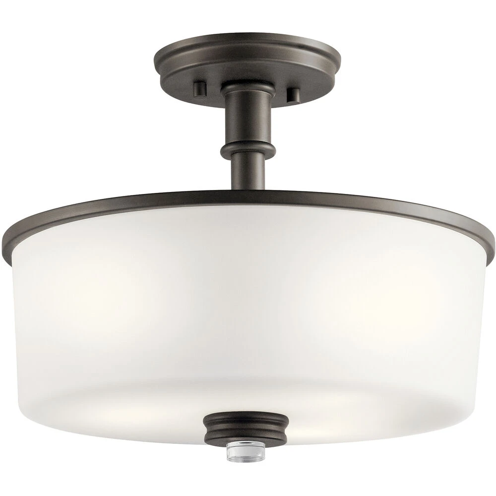 Joelson 3 Light 14.25 Inch Semi-Flush Mount 1 Joelson 3 Light 14.25 Inch Semi-Flush Mount