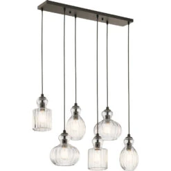 Riviera 6 Light 12.25 Inch Chandelier