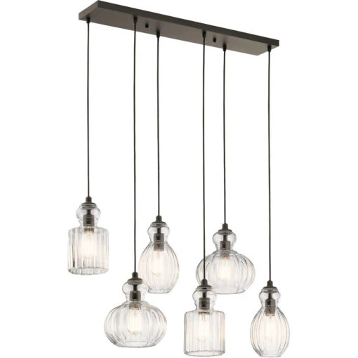 Riviera 6 Light 12.25 Inch Chandelier