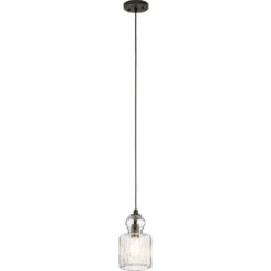 Riviera 1 Light 5.75 Inch Mini Pendant