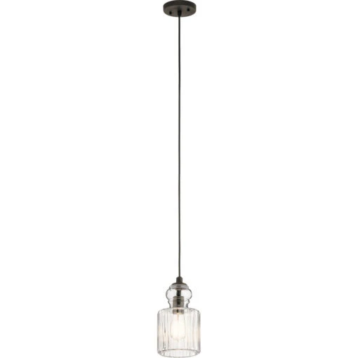 Riviera 1 Light 5.75 Inch Mini Pendant