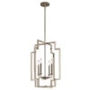 Downtown Deco 4 Light 18.00 Inch Foyer Pendant
