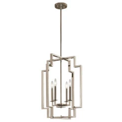 Downtown Deco 4 Light 18.00 Inch Foyer Pendant