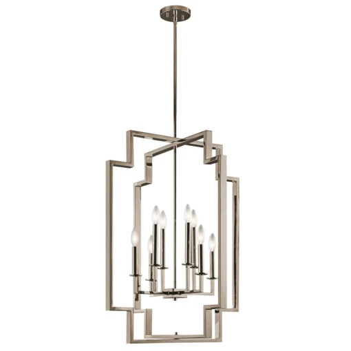 Downtown Deco 8 Light 24.00 Inch Chandelier