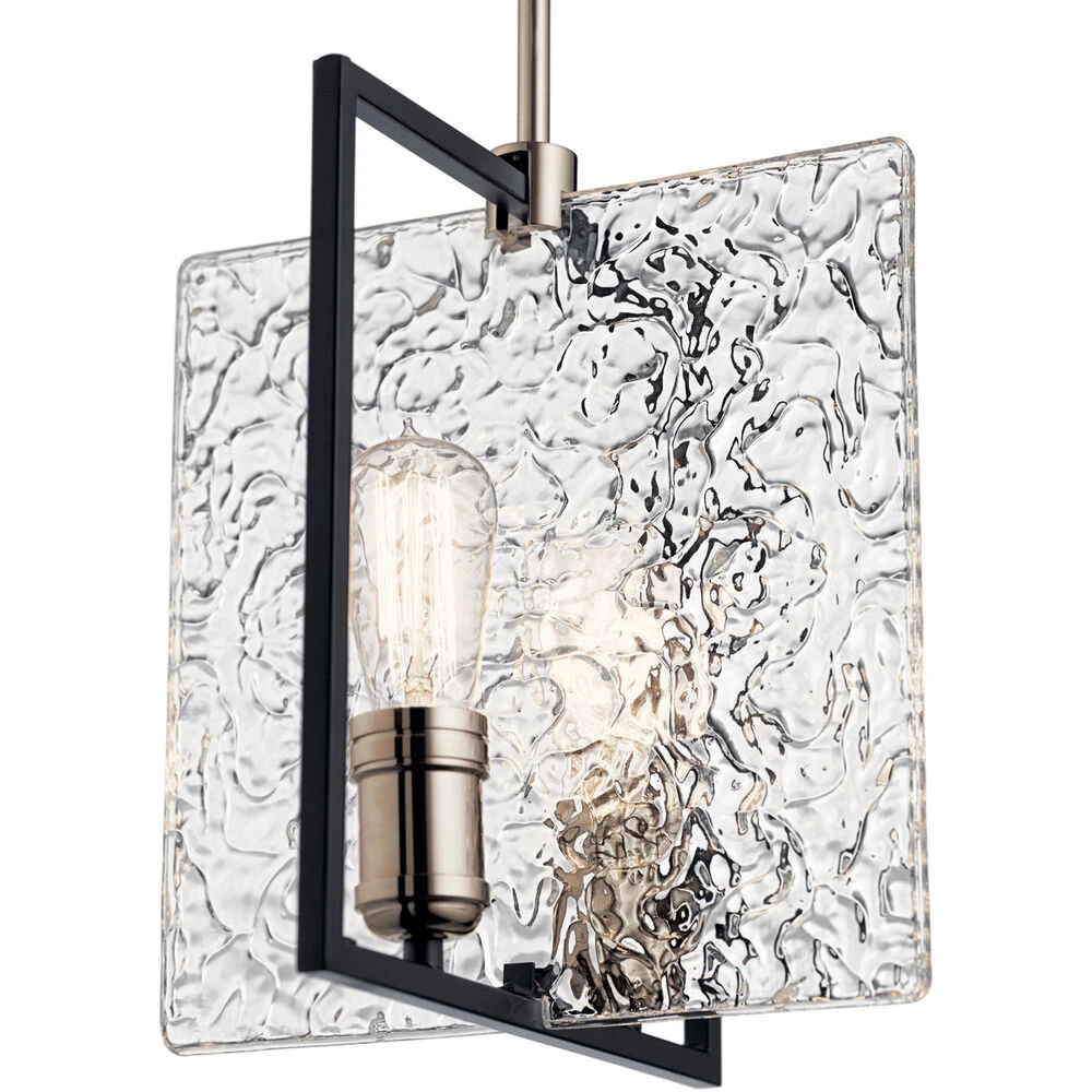 Forge 2 Light 12 Inch Black Pendant Ceiling Light 2 Forge 2 Light 12 Inch Black Pendant Ceiling Light - Image 2