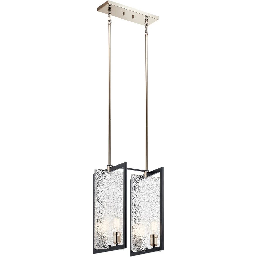 Forge 4 Light 16 Inch Black Foyer Pendant Ceiling Light 1 Forge 4 Light 16 Inch Black Foyer Pendant Ceiling Light