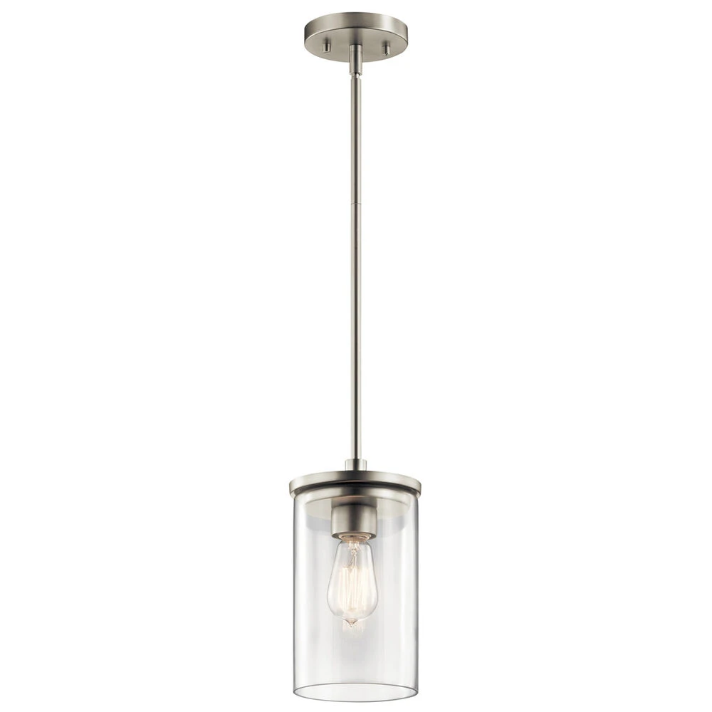 Crosby 1 Light 6.00 Inch Mini Pendant 1 Crosby 1 Light 6.00 Inch Mini Pendant