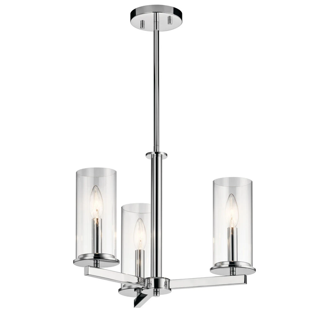 Crosby 3 Light 18.00 Inch Chandelier 1 Crosby 3 Light 18.00 Inch Chandelier