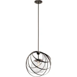 Kerti 1 Light 19 Inch Olde Bronze Pendant Ceiling Light
