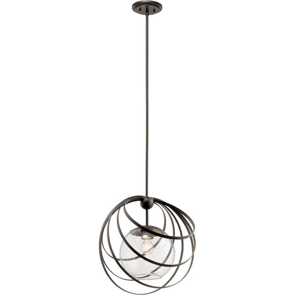 Kerti 1 Light 19 Inch Olde Bronze Pendant Ceiling Light 1 Kerti 1 Light 19 Inch Olde Bronze Pendant Ceiling Light
