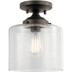 Winslow 1 Light 8.50 Inch Semi-Flush Mount