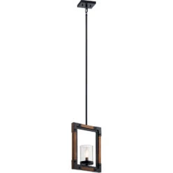 Marimount 1 Light 4 Inch Auburn Stained Mini Pendant Ceiling Light