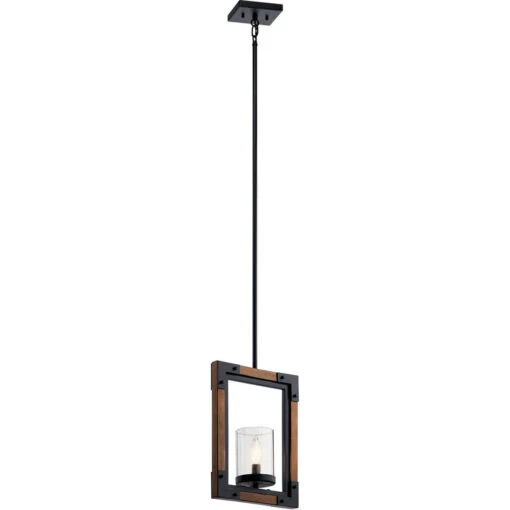 Marimount 1 Light 4 Inch Auburn Stained Mini Pendant Ceiling Light