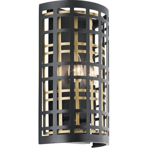 Aldergate 2 Light 8 Inch Black Wall Sconce Wall Light