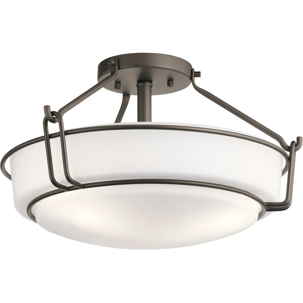 Alkire 3 Light 16.50 Inch Semi-Flush Mount 1 Alkire 3 Light 16.50 Inch Semi-Flush Mount