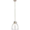 Briar 1 Light 12 Inch Polished Nickel Pendant Ceiling Light
