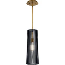 Linara 1 Light 6 Inch Black Pendant Ceiling Light