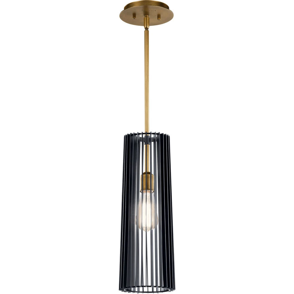 Linara 1 Light 6 Inch Black Pendant Ceiling Light 1 Linara 1 Light 6 Inch Black Pendant Ceiling Light
