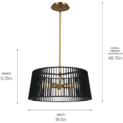 Linara 3 Light 18.5 Inch Black Pendant Ceiling Light 11 Linara 3 Light 18.5 Inch Black Pendant Ceiling Light -Lighting Promotional Store 44171bk dimensions