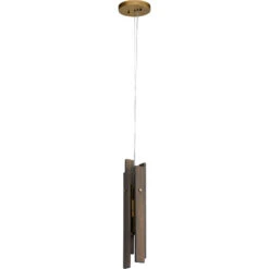 Fole LED 5 Inch Vintage Gray Mini Pendant Ceiling Light