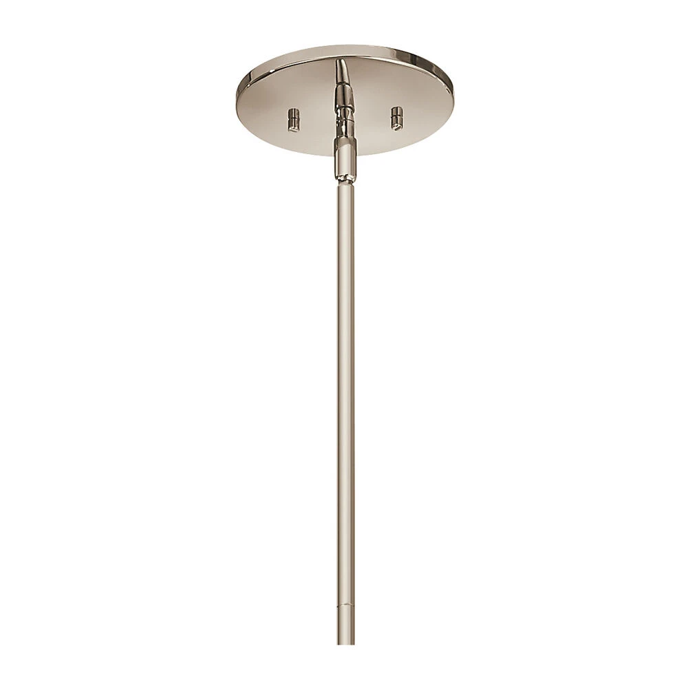 Ibis 3 Light 23 Inch Polished Nickel Pendant Ceiling Light 4 Ibis 3 Light 23 Inch Polished Nickel Pendant Ceiling Light - Image 4