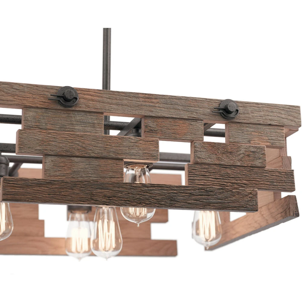 Cuyahoga Mill 5 Light 24 Inch Anvil Iron Pendant Ceiling Light 3 Cuyahoga Mill 5 Light 24 Inch Anvil Iron Pendant Ceiling Light - Image 3
