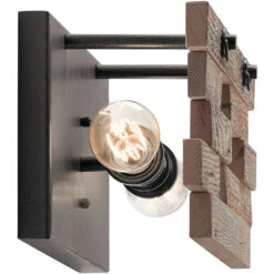 Cuyahoga Mill 2 Light 18 Inch Anvil Iron Wall Bracket Wall Light -Lighting Promotional Store 44230avi profile