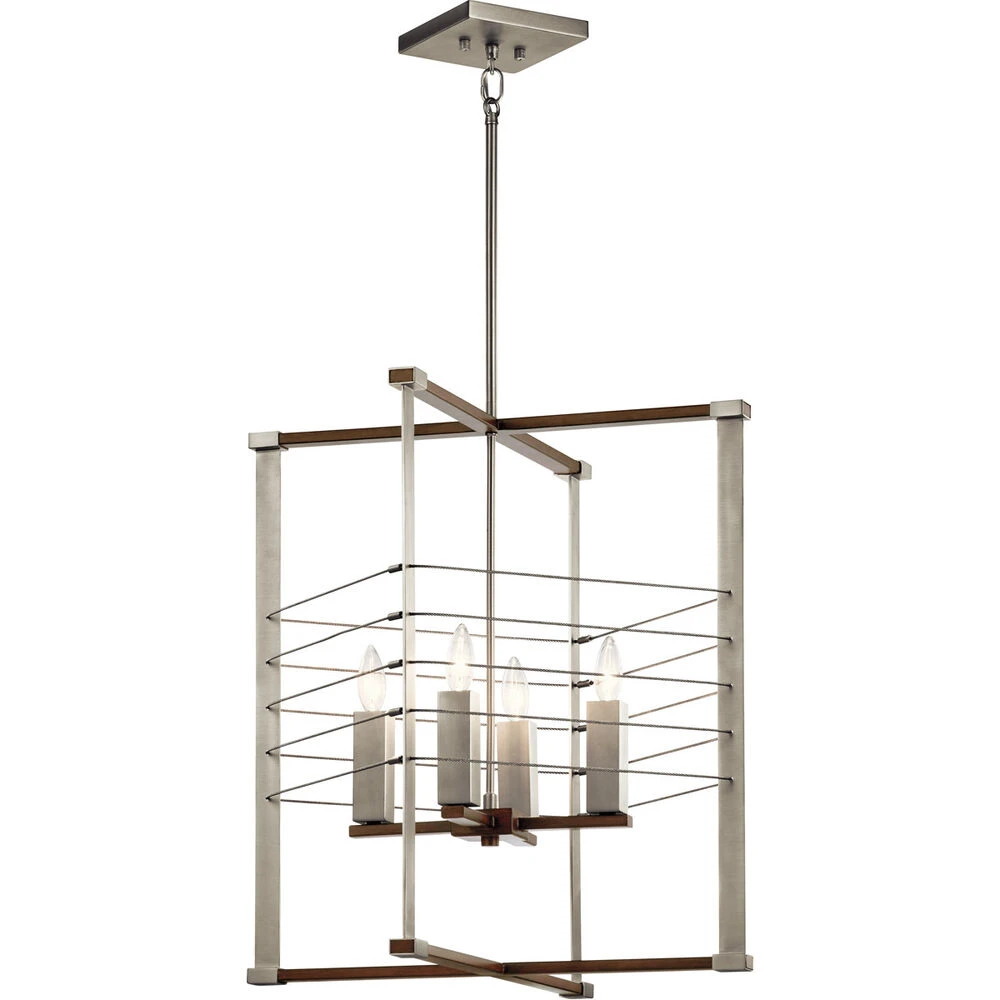 Lente 4 Light 16.75 Inch Foyer Pendant 1 Lente 4 Light 16.75 Inch Foyer Pendant