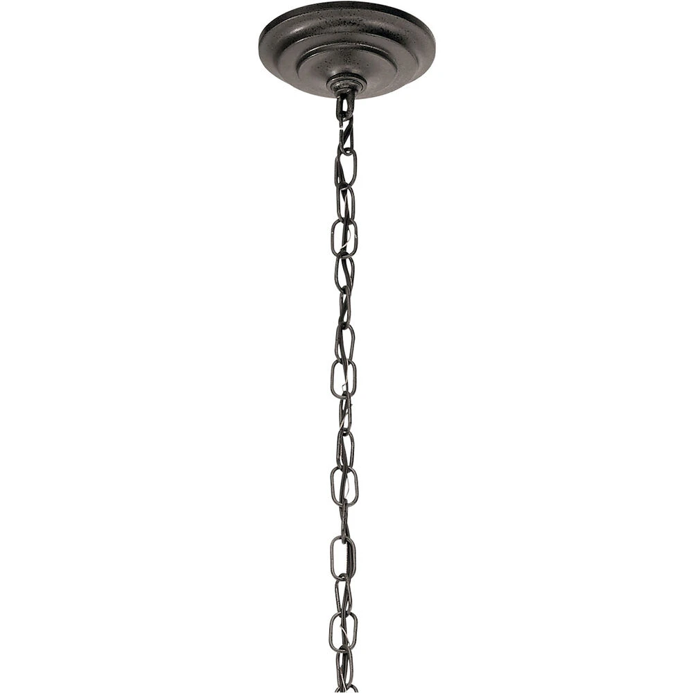 Botanica 5 Light 24 Inch Anvil Iron Chandelier 1 Tier Medium Ceiling Light, 1 Tier Medium 3 Botanica 5 Light 24 Inch Anvil Iron Chandelier 1 Tier Medium Ceiling Light, 1 Tier Medium - Image 3