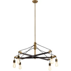 Iron 6 Light 37 Inch Vintage Gray Chandelier 1 Tier Large Ceiling Light, 1 Tier Large 5 Iron 6 Light 37 Inch Vintage Gray Chandelier 1 Tier Large Ceiling Light, 1 Tier Large -Lighting Promotional Store 44325vtg v2