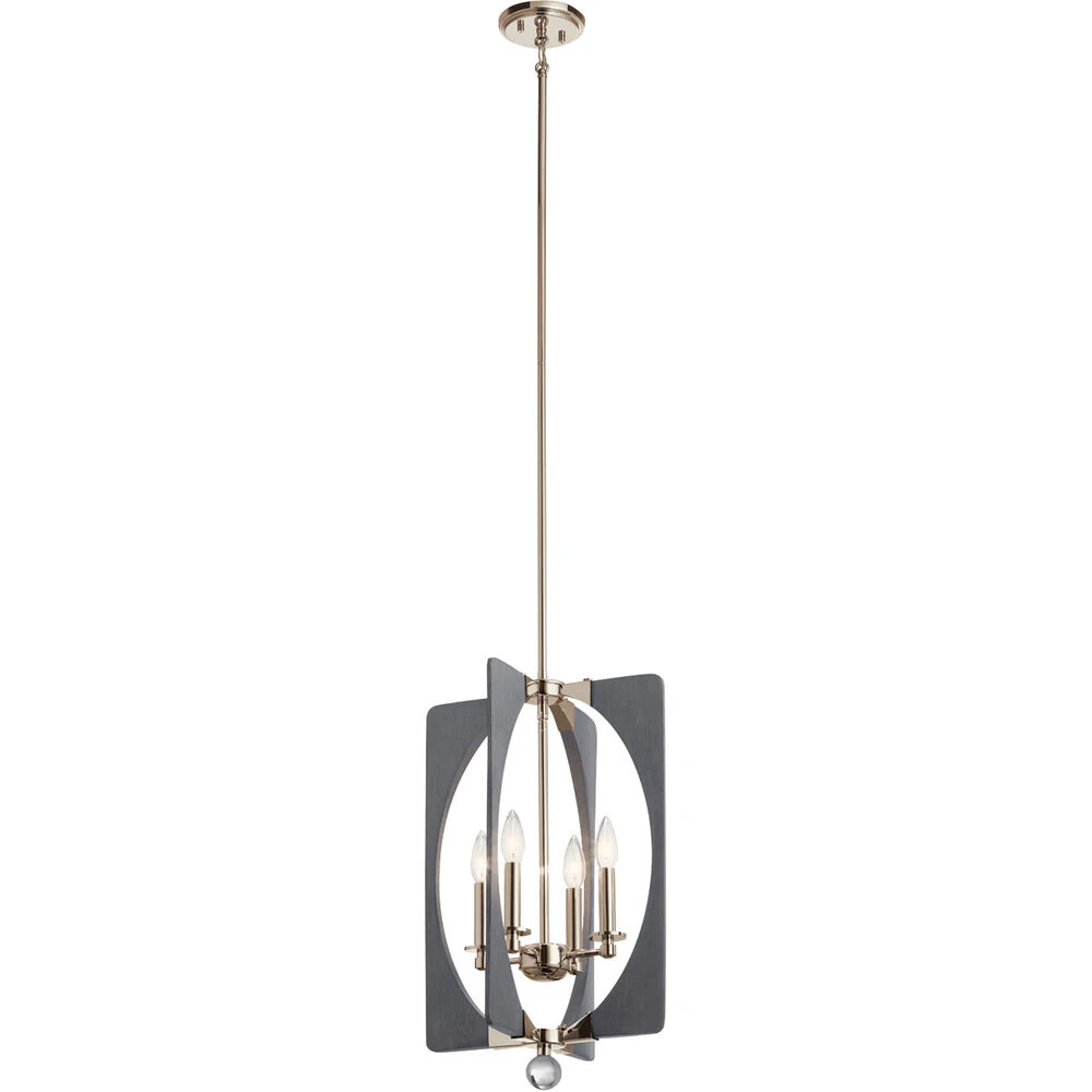 Alscar 4 Light 14 Inch Driftwood Grey Chandelier Foyer Ceiling Light 1 Alscar 4 Light 14 Inch Driftwood Grey Chandelier Foyer Ceiling Light