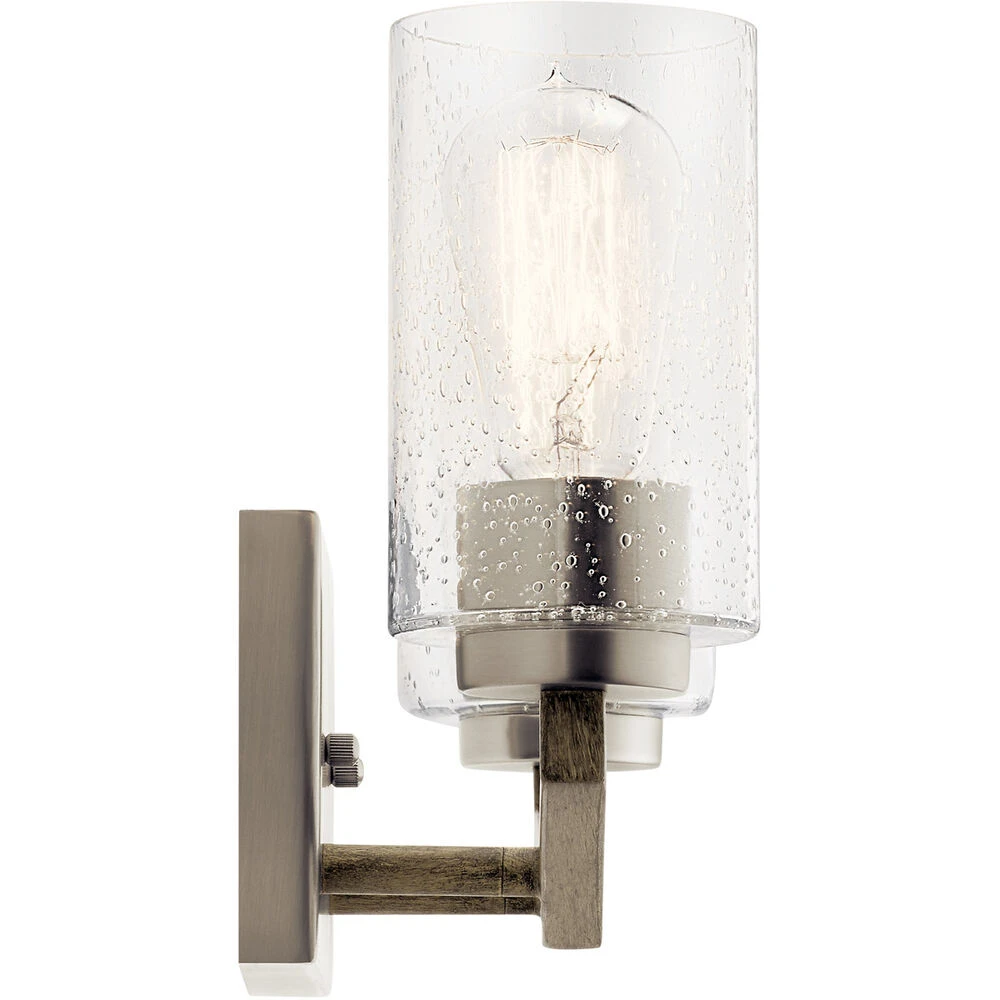 Deryn 2 Light 15 Inch Distressed Antique Gray Wall Mt Bath 2 Arm Wall Light 2 Deryn 2 Light 15 Inch Distressed Antique Gray Wall Mt Bath 2 Arm Wall Light - Image 2