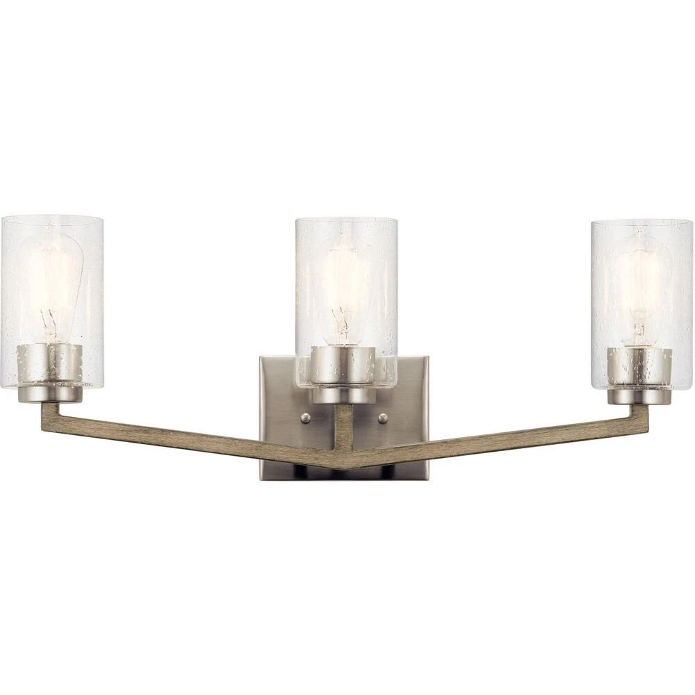 Deryn 3 Light 24 Inch Distressed Antique Gray Wall Mt Bath 3 Arm Wall Light 1 Deryn 3 Light 24 Inch Distressed Antique Gray Wall Mt Bath 3 Arm Wall Light