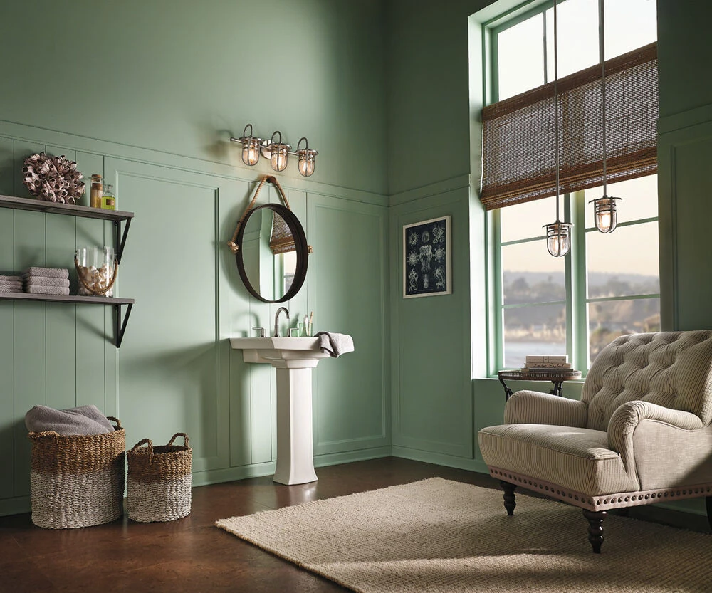 Caparros 3 Light 24 Inch Brushed Nickel Wall Mt Bath 3 Arm Wall Light 2 Caparros 3 Light 24 Inch Brushed Nickel Wall Mt Bath 3 Arm Wall Light - Image 2