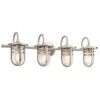 Caparros 4 Light 32 Inch Brushed Nickel Wall Mt Bath 4 Arm Wall Light