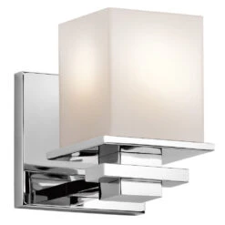 Tully 1 Light 5 Inch Chrome Wall Bracket Wall Light