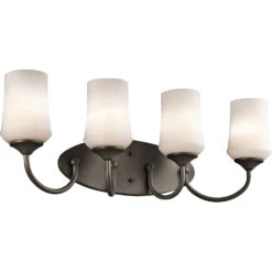 Aubrey 4 Light 29.00 Inch Bathroom Vanity Light