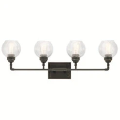 Niles 4 Light 33.25 Inch Bathroom Vanity Light